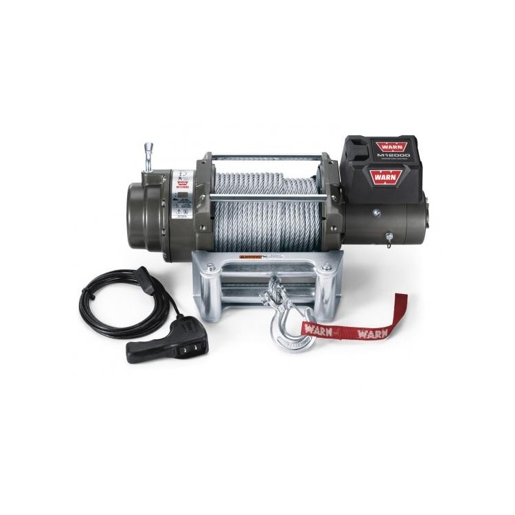 Treuil électrique 12v WARN 3700 DC avec une capacité de halage de 1680