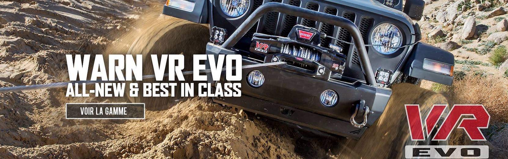 Accessoires4x4, les nouveautées :  Treuils Warn Evolution VR